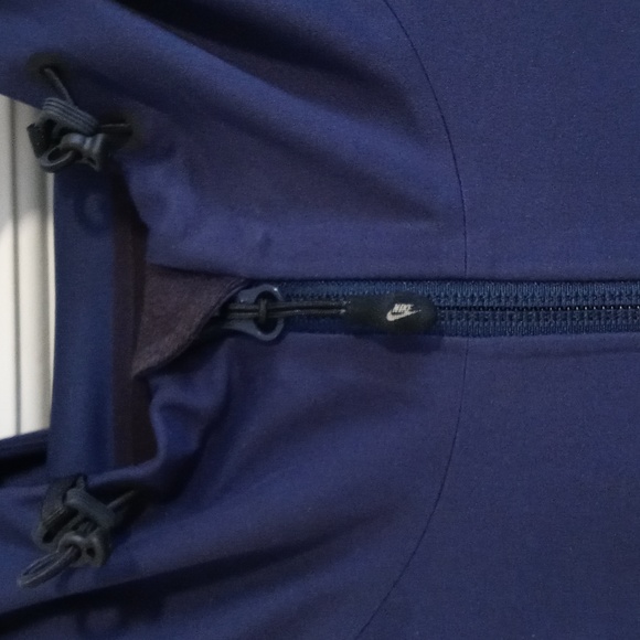 🌀2009 Nike🌀 - Blue/Black Laser Tech Runner Hooded Jacket - Picture 5 of 16